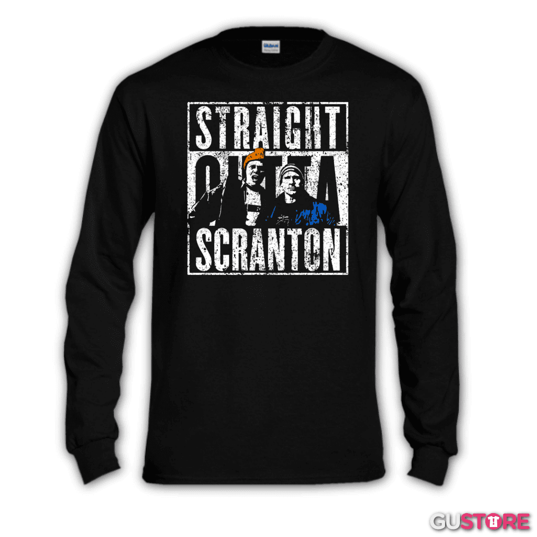Polera manga larga Straight outta Scranton