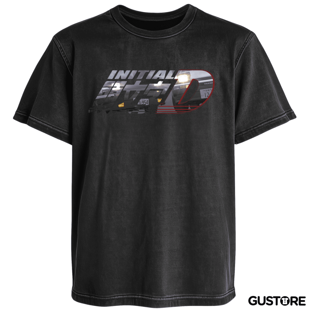 Polera desgastada Initial D