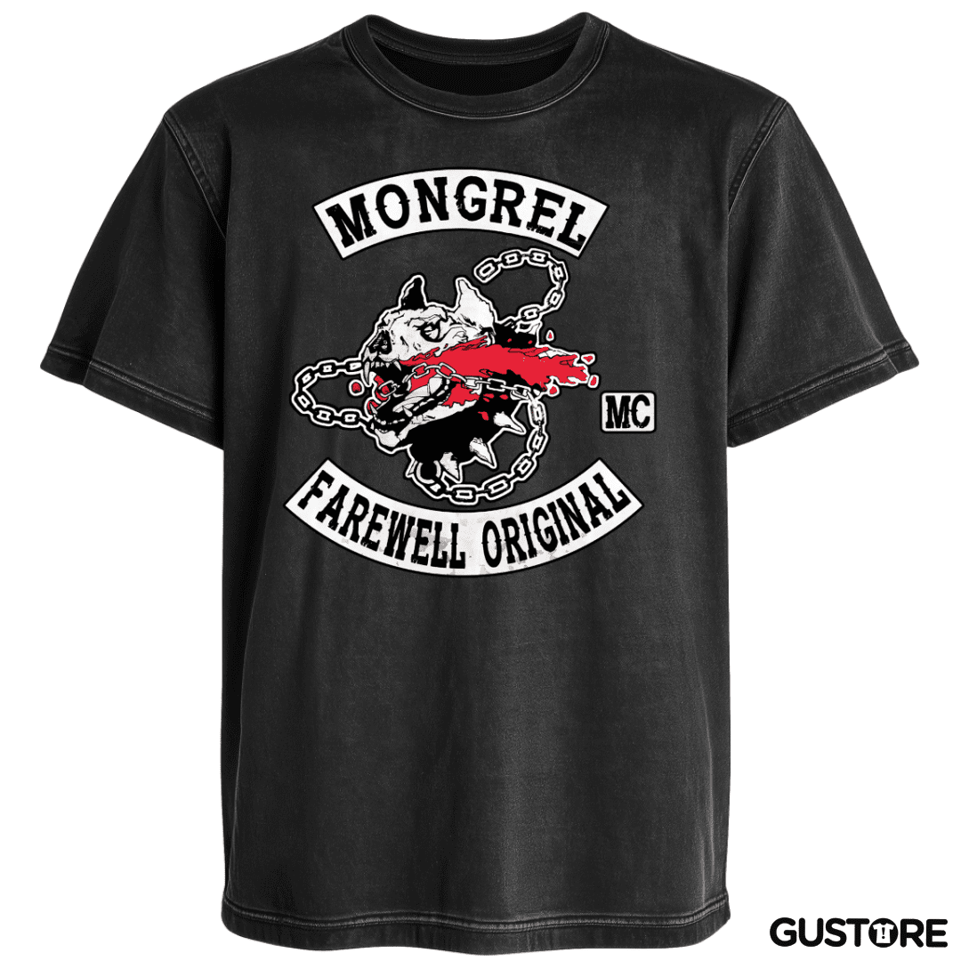Polera desgastada Mongrel MC