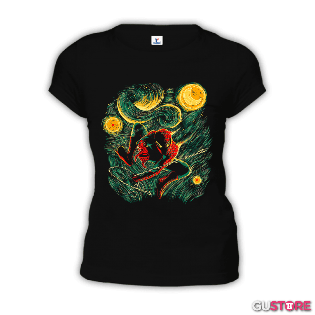 Polera de Mujer Spider van gogh