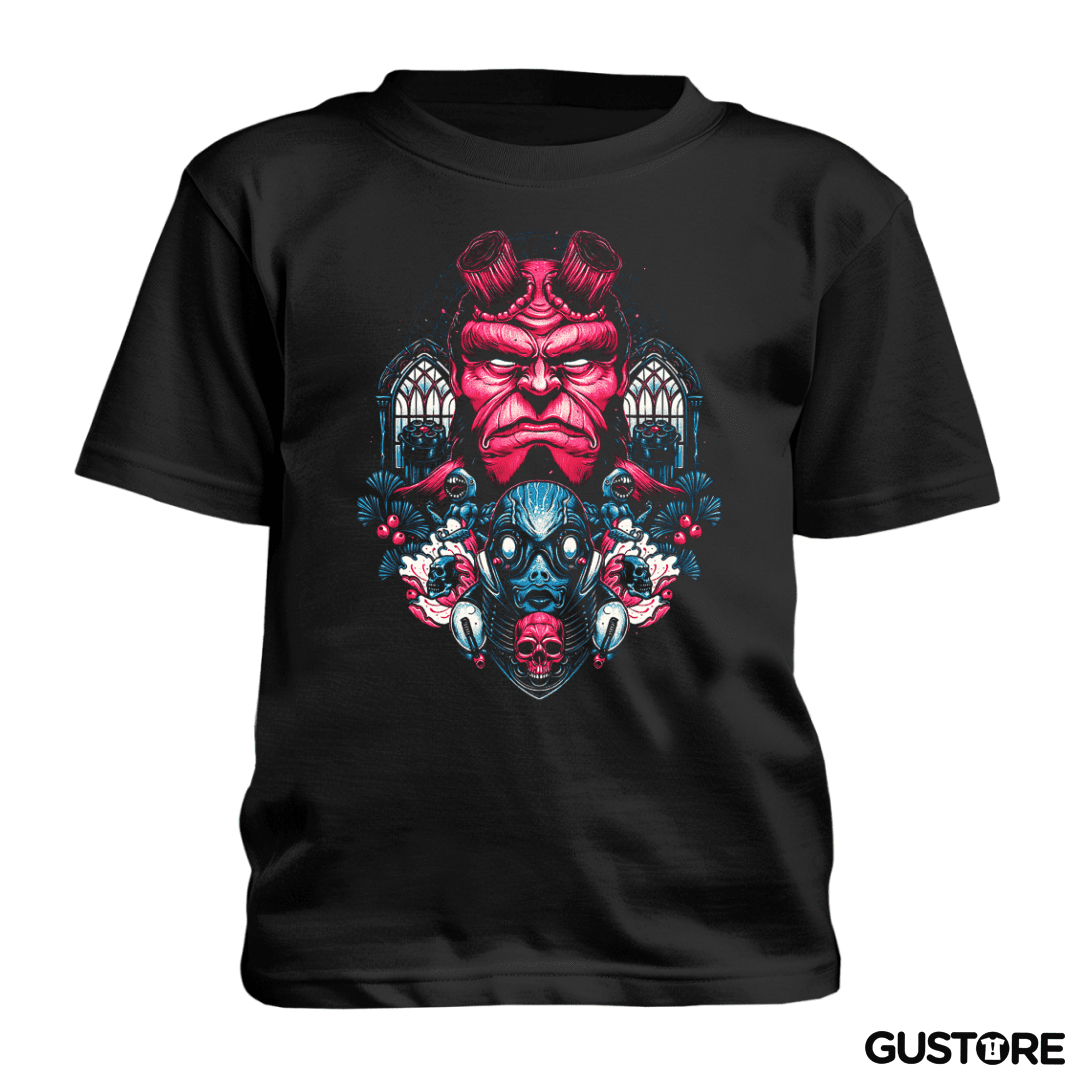 Polera de niño Hellboy and Sapiens