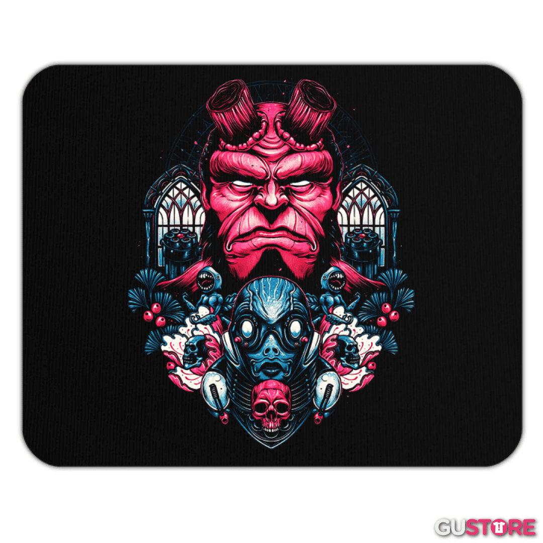 Mousepad Hellboy and Sapiens