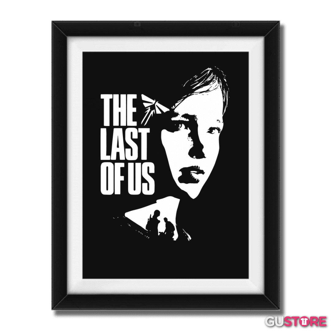 Cuadro decorativo TLOU - Ellie B&W