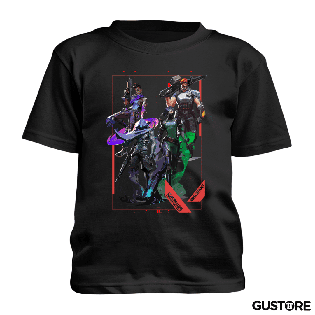 Polera de niño Controllers Valorant