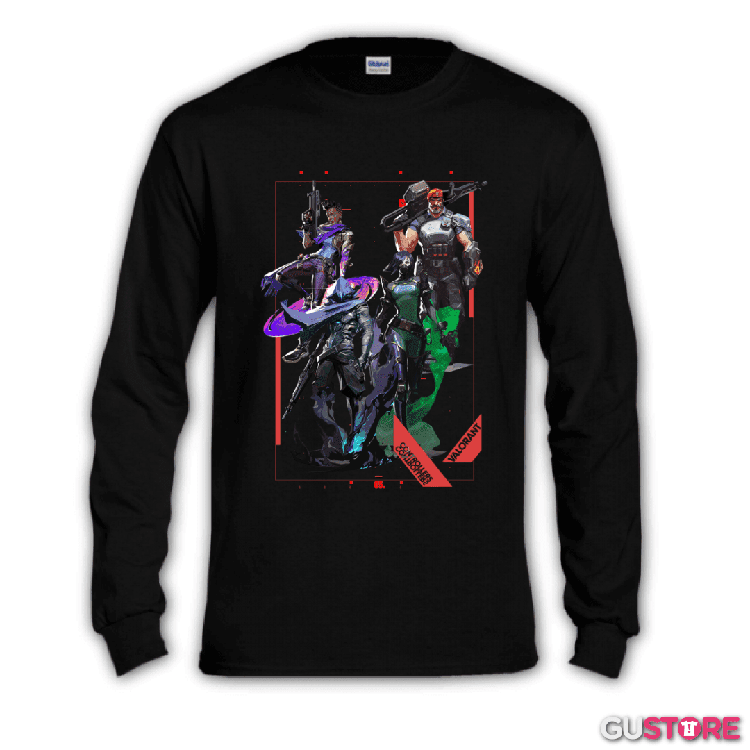 Polera manga larga Controllers Valorant