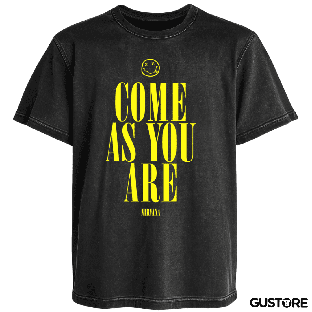 Polera desgastada Come as you are