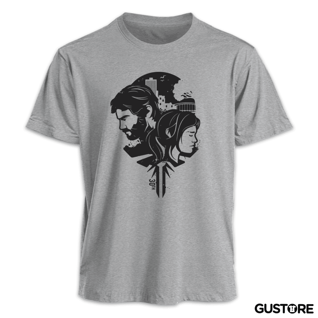 Polera TLOU - Joe & Ellie B&W