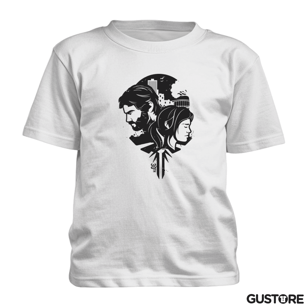Polera de niño TLOU - Joe & Ellie B&W