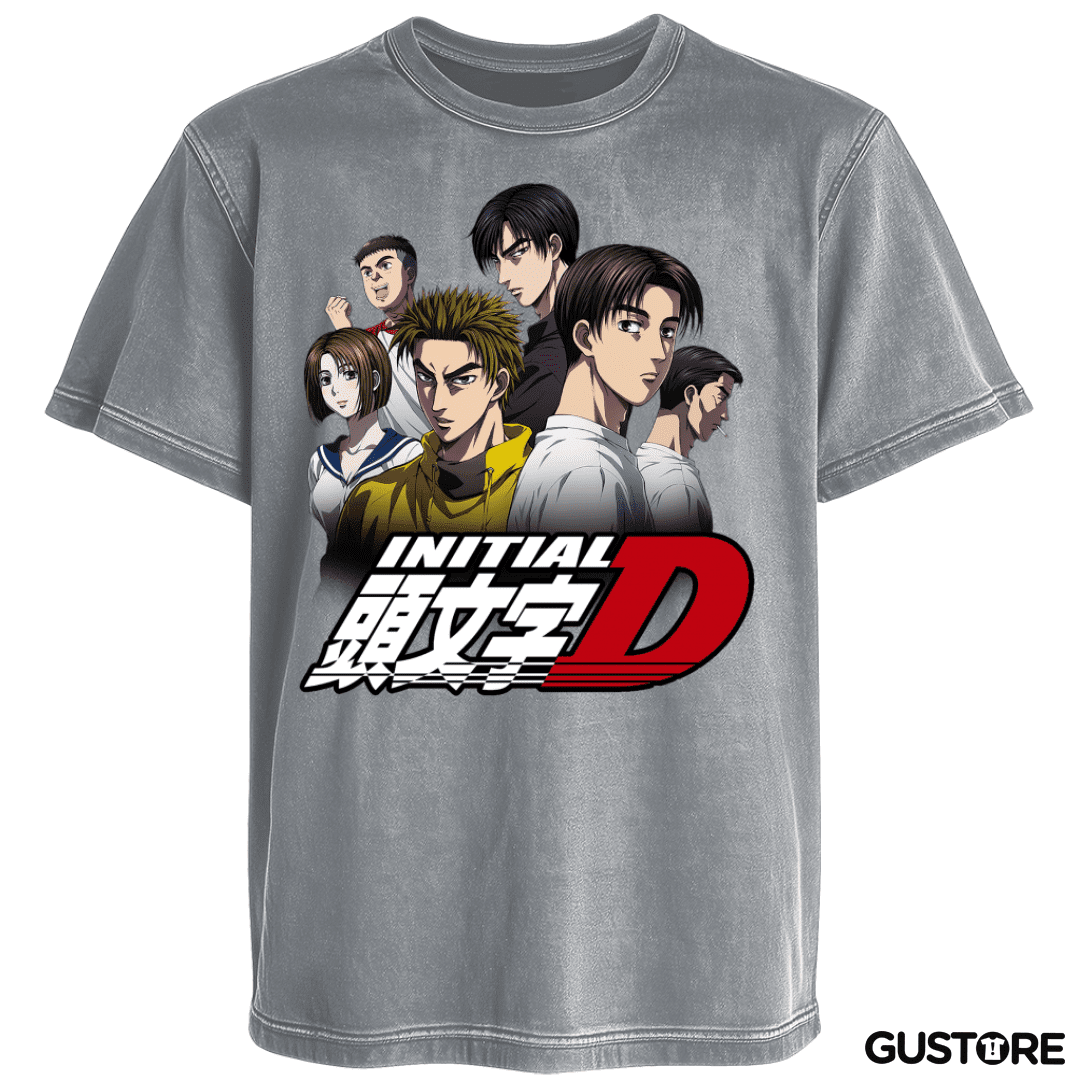 Polera desgastada Initial D