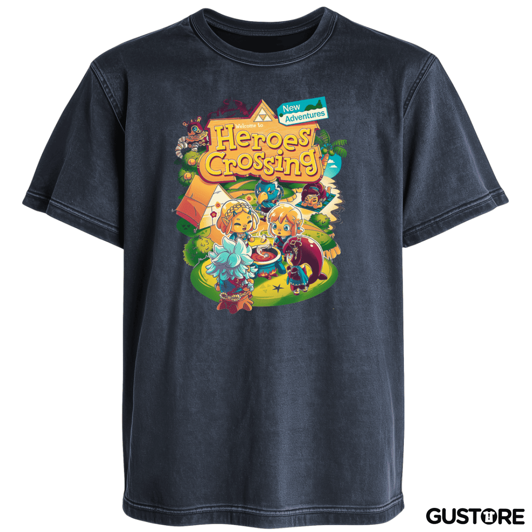 Polera desgastada Heroes Crossing
