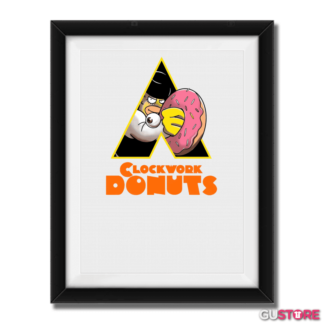 Cuadro decorativo Clockwork Donuts