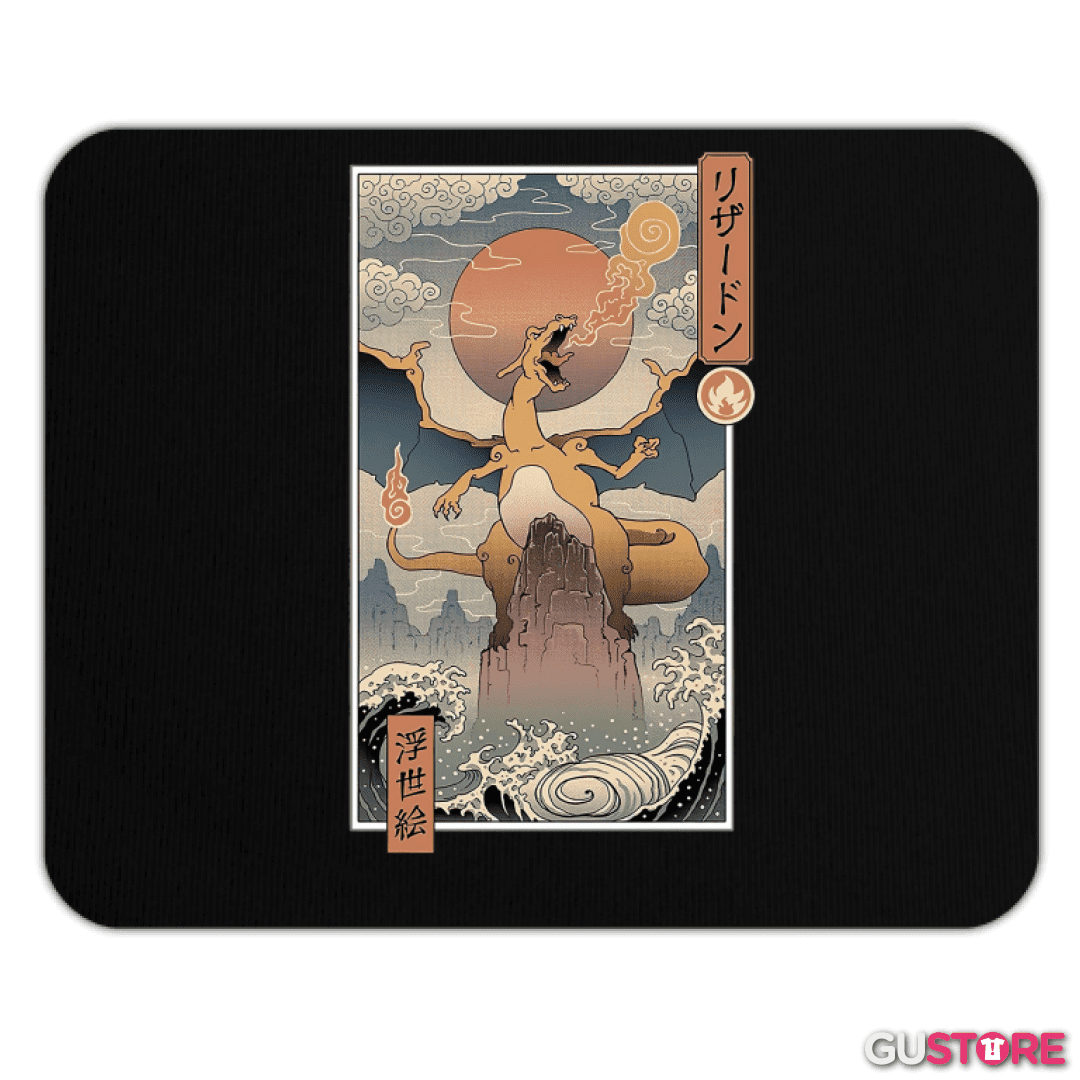 Mousepad Charizard Ukiyo-e