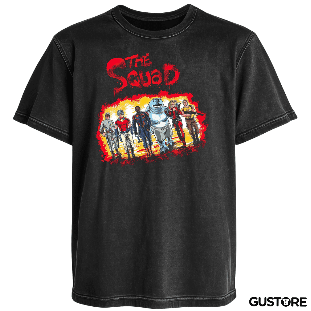 Polera desgastada The Squad