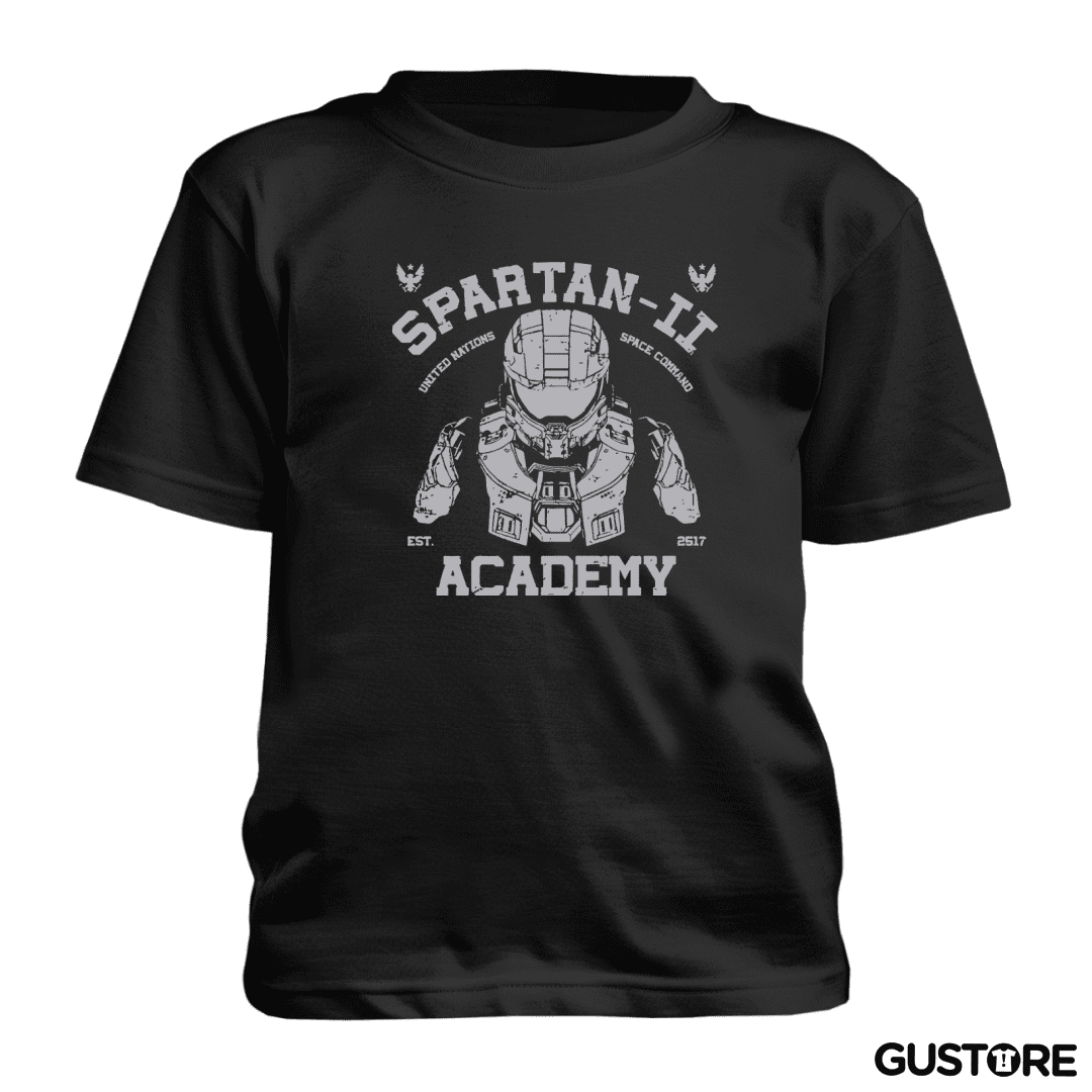 Polera de niño Spartan II academy