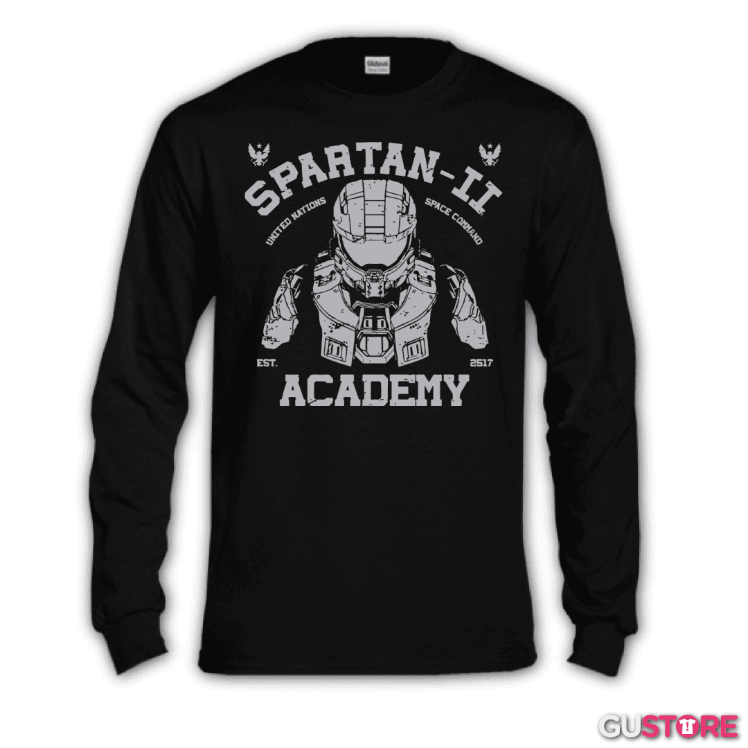 Polera manga larga Spartan II academy