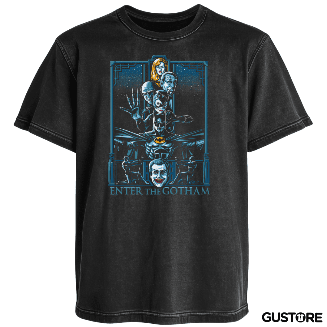 Polera desgastada Enter The Gotham