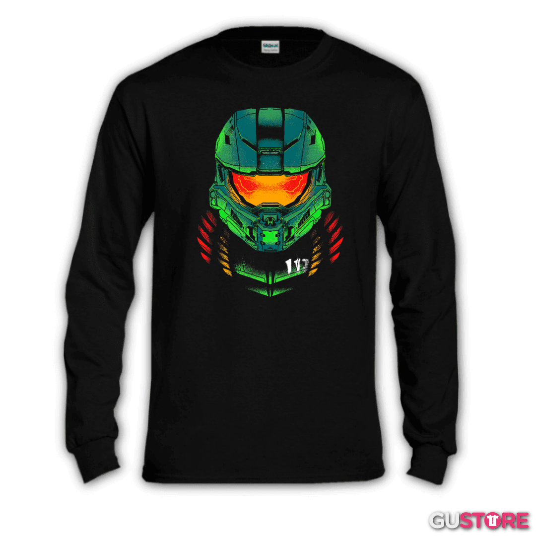 Polera manga larga Master Chief