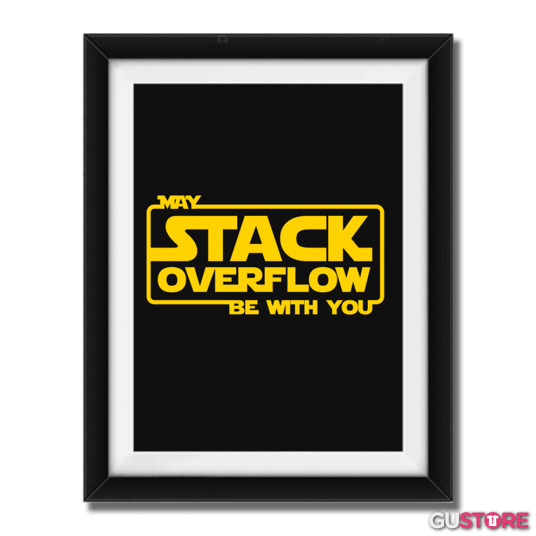 Cuadro decorativo May stack overflow be with you