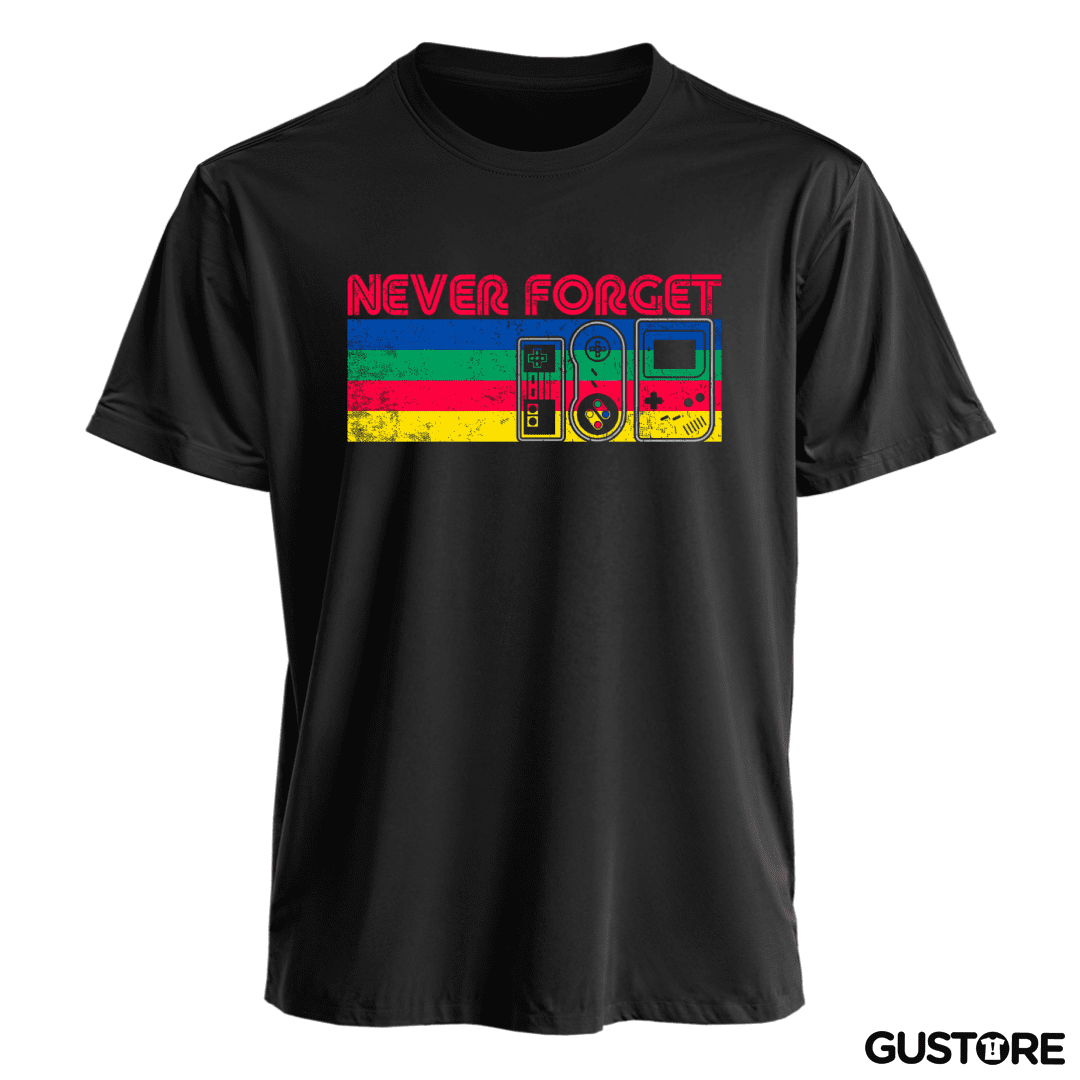 Polera Never Forget Gamer