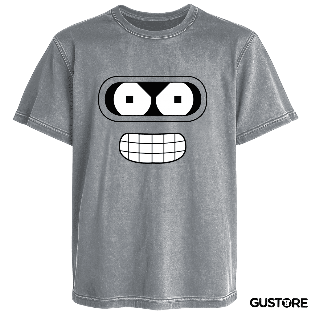 Polera desgastada Bender Face