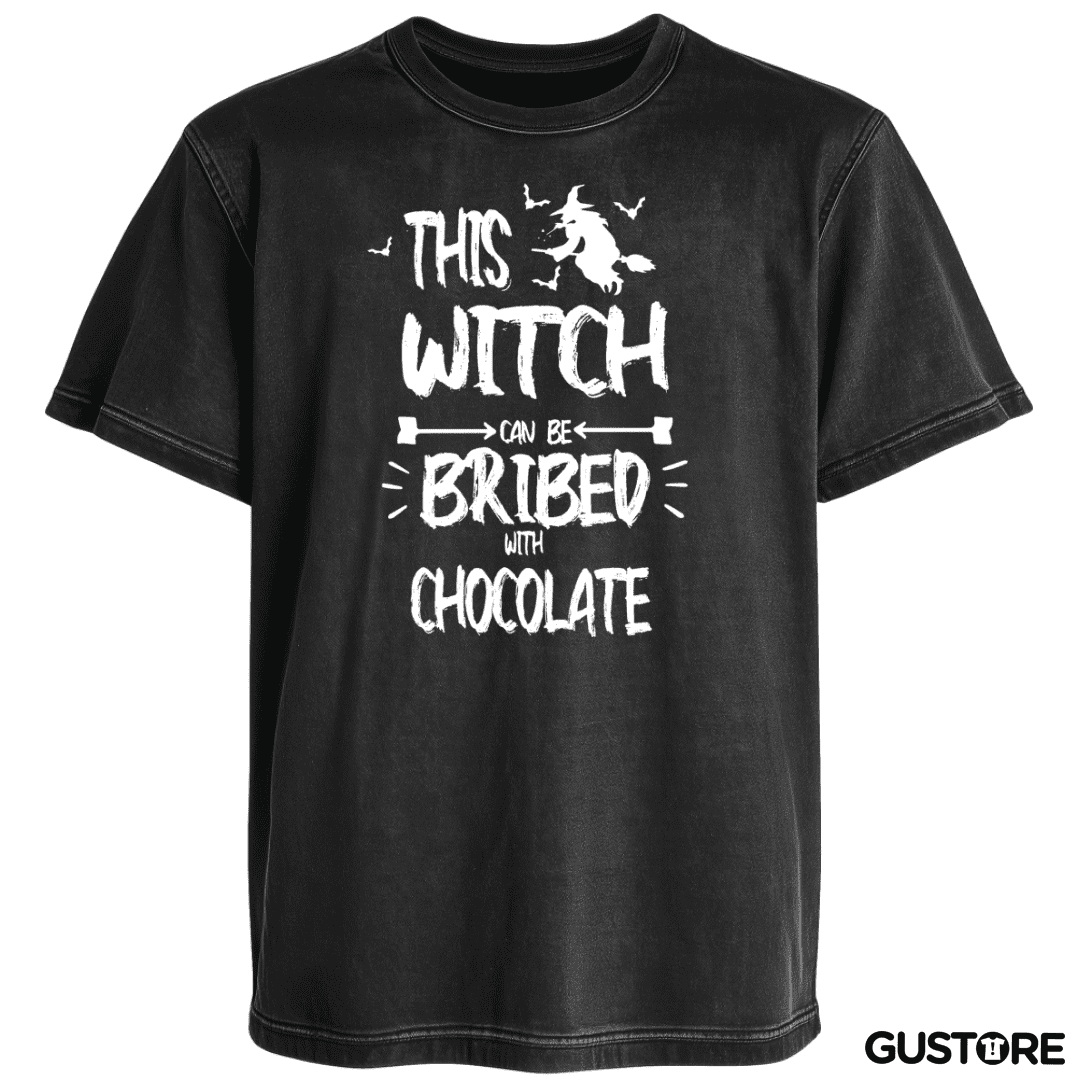 Polera desgastada Bruja Chocolate
