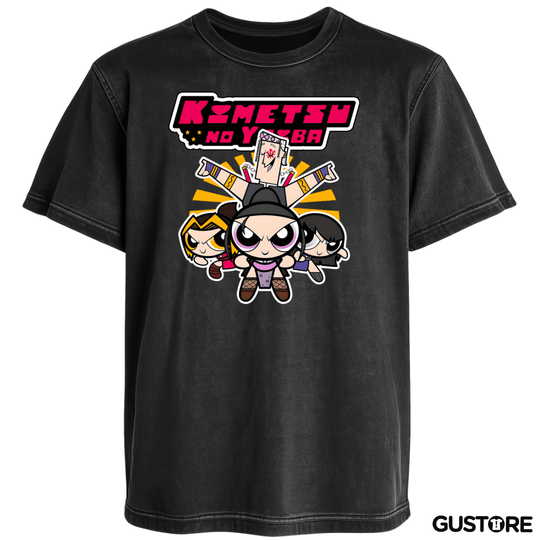Polera desgastada Kimetsuper Poderosaiba