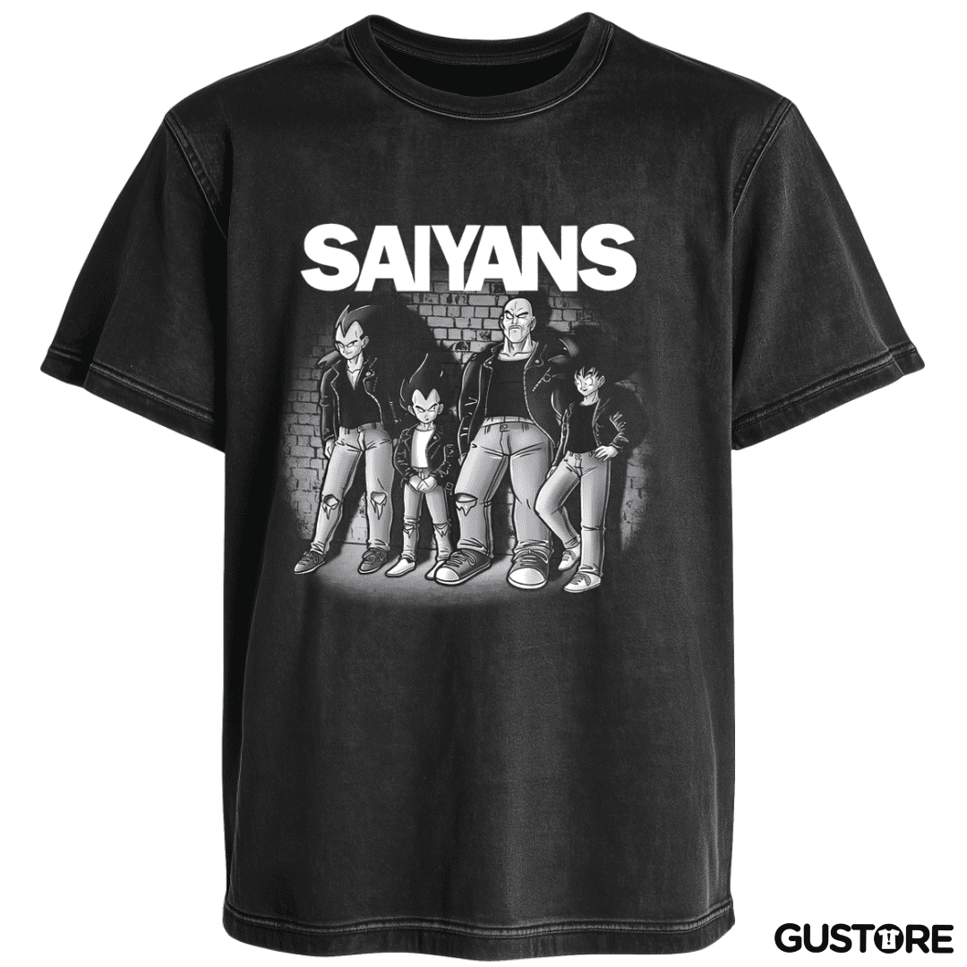 Polera desgastada Saiyans