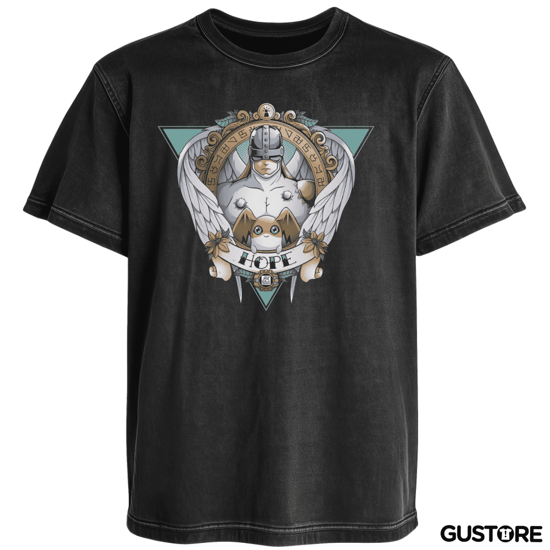 Polera desgastada Angemon