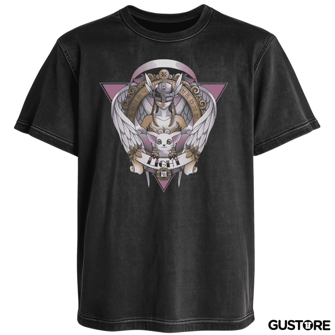 Polera desgastada Angewomon