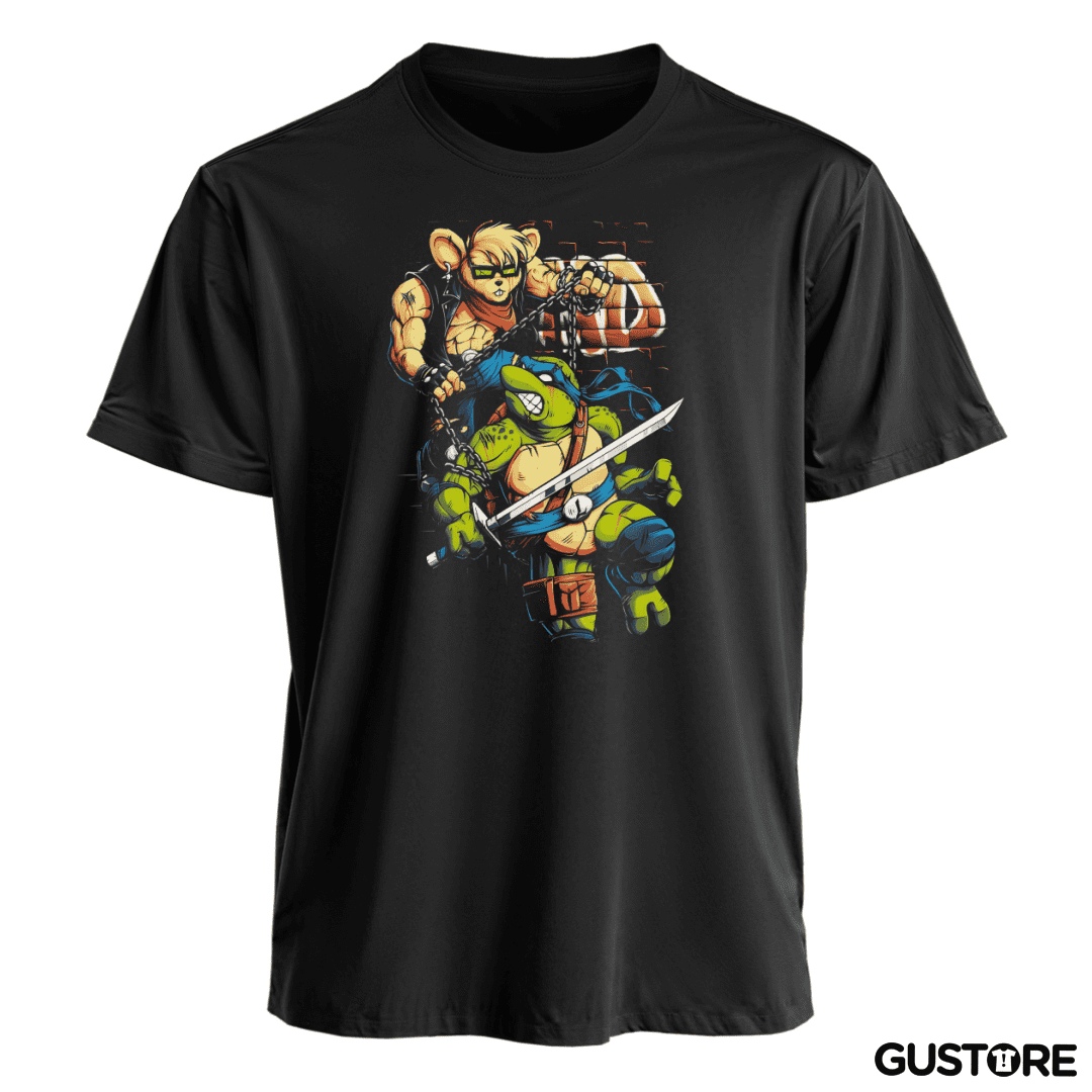 Polera Motorratones vs Tortugas Ninjas