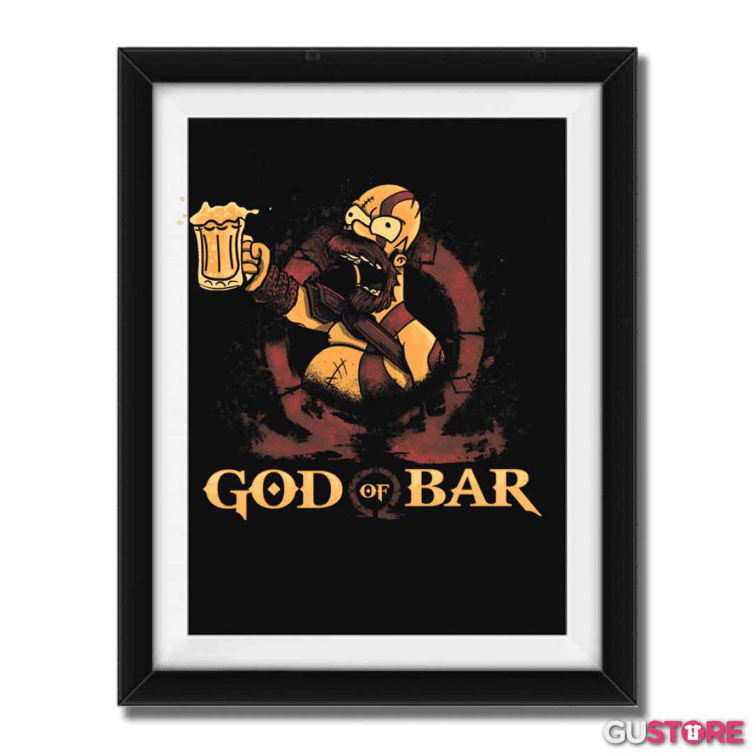 Cuadro decorativo God of Bar