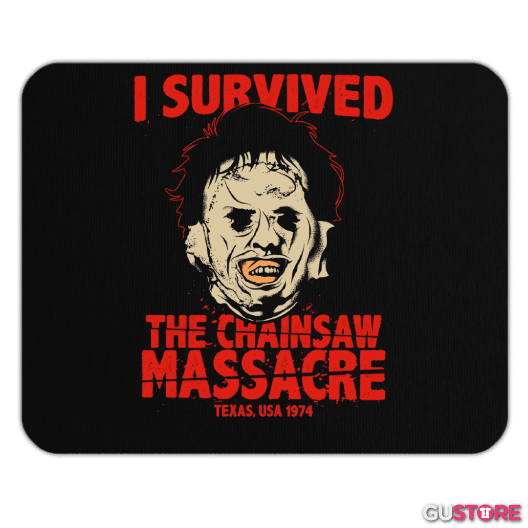 Mousepad I Survived The CHAINSAW MASSACRE!