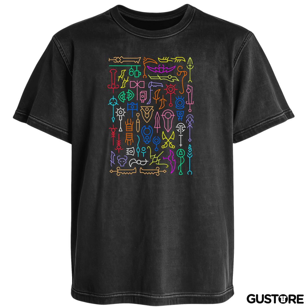 Polera desgastada Artefactos
