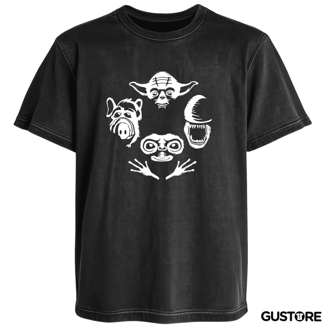 Polera desgastada Aliens Rhapsody