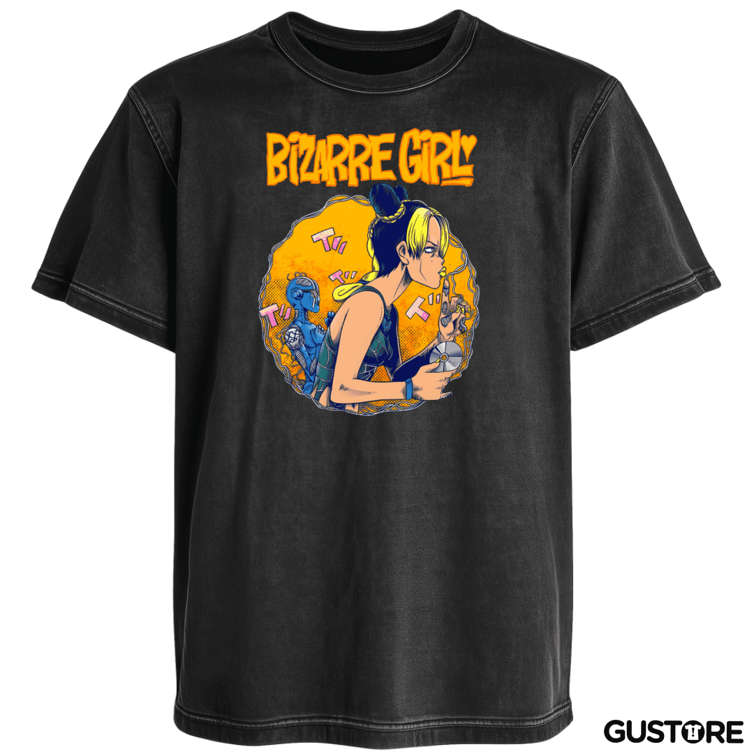 Polera desgastada Bizarre Girl