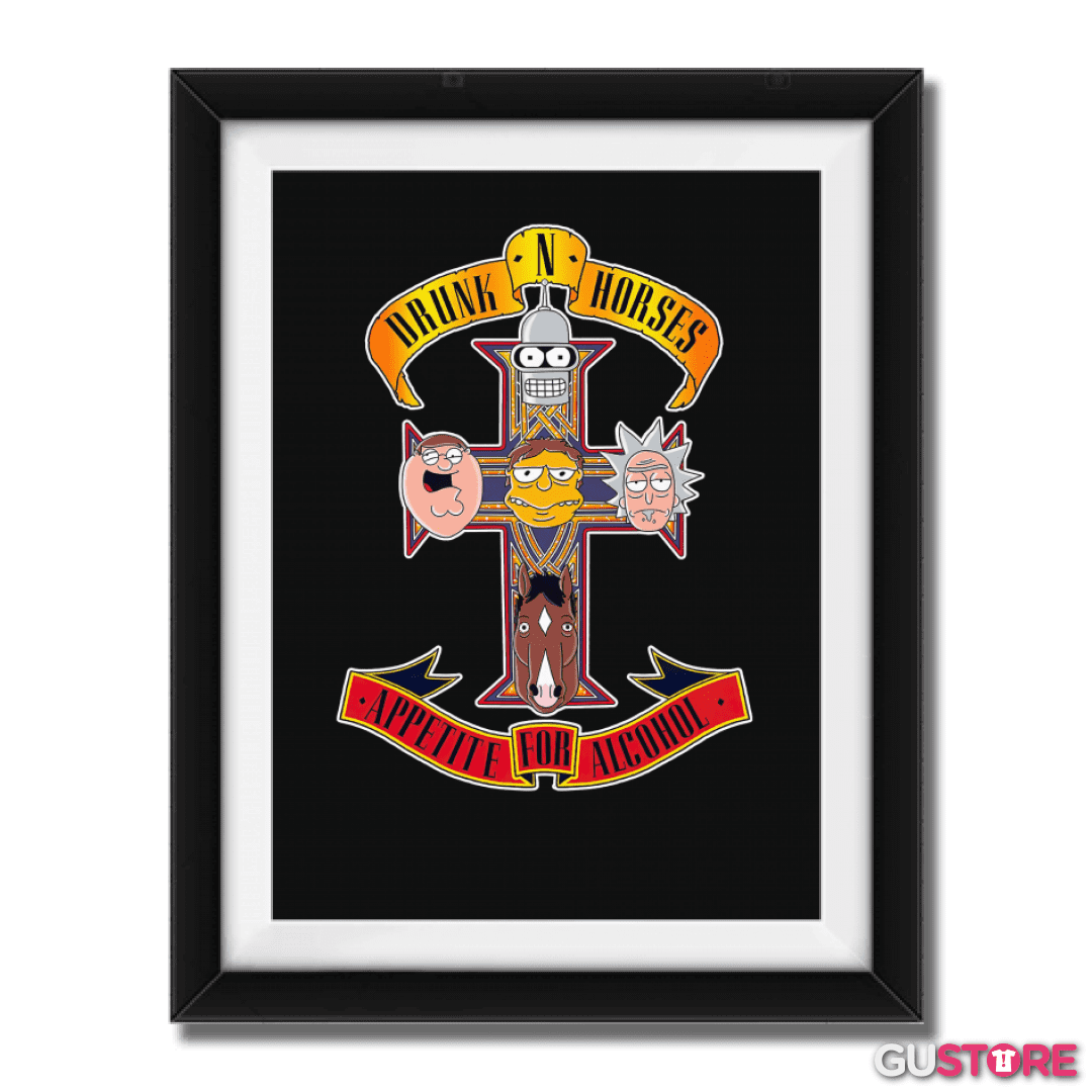 Cuadro decorativo Drunk & Horses