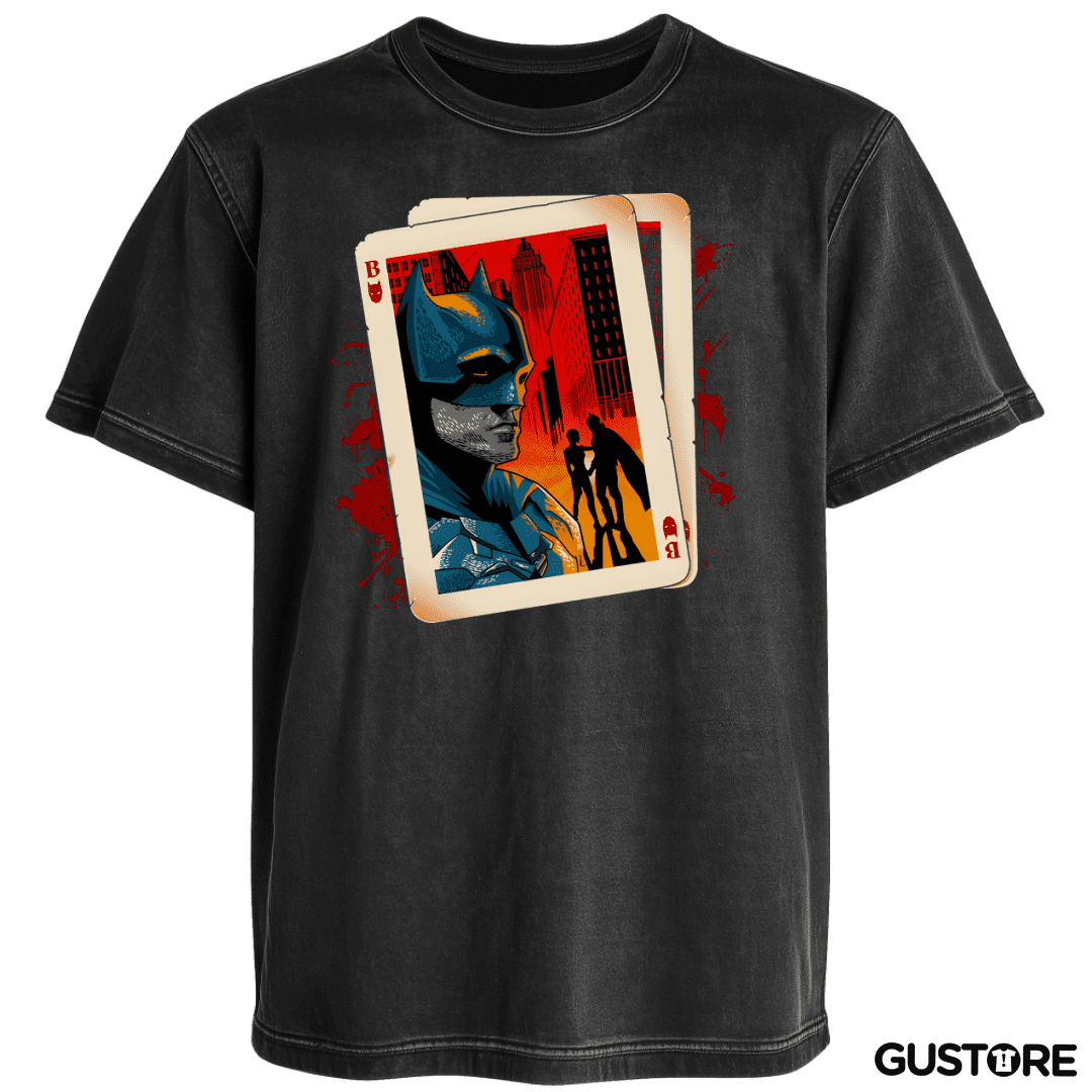 Polera desgastada As de Batman
