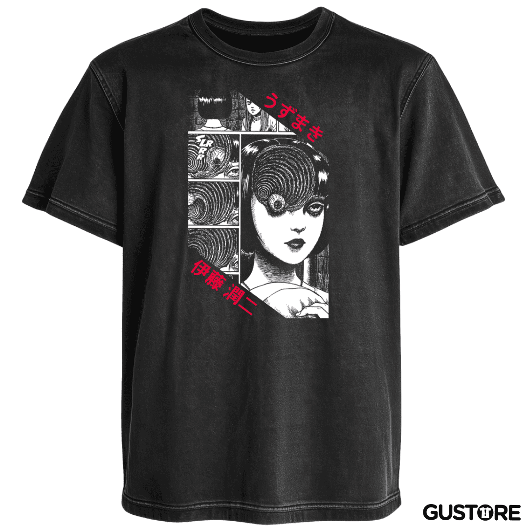 Polera desgastada Uzumaki 