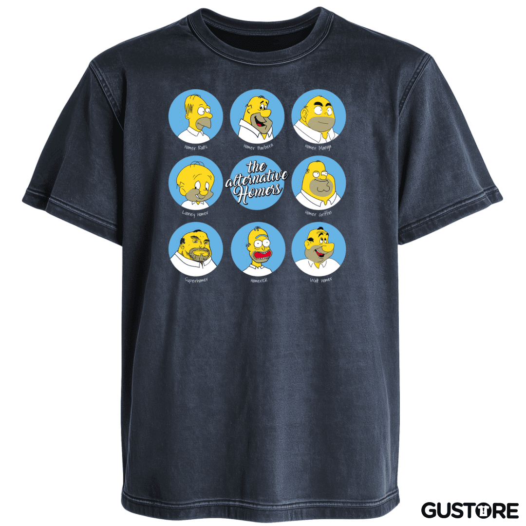 Polera desgastada Homeroverse
