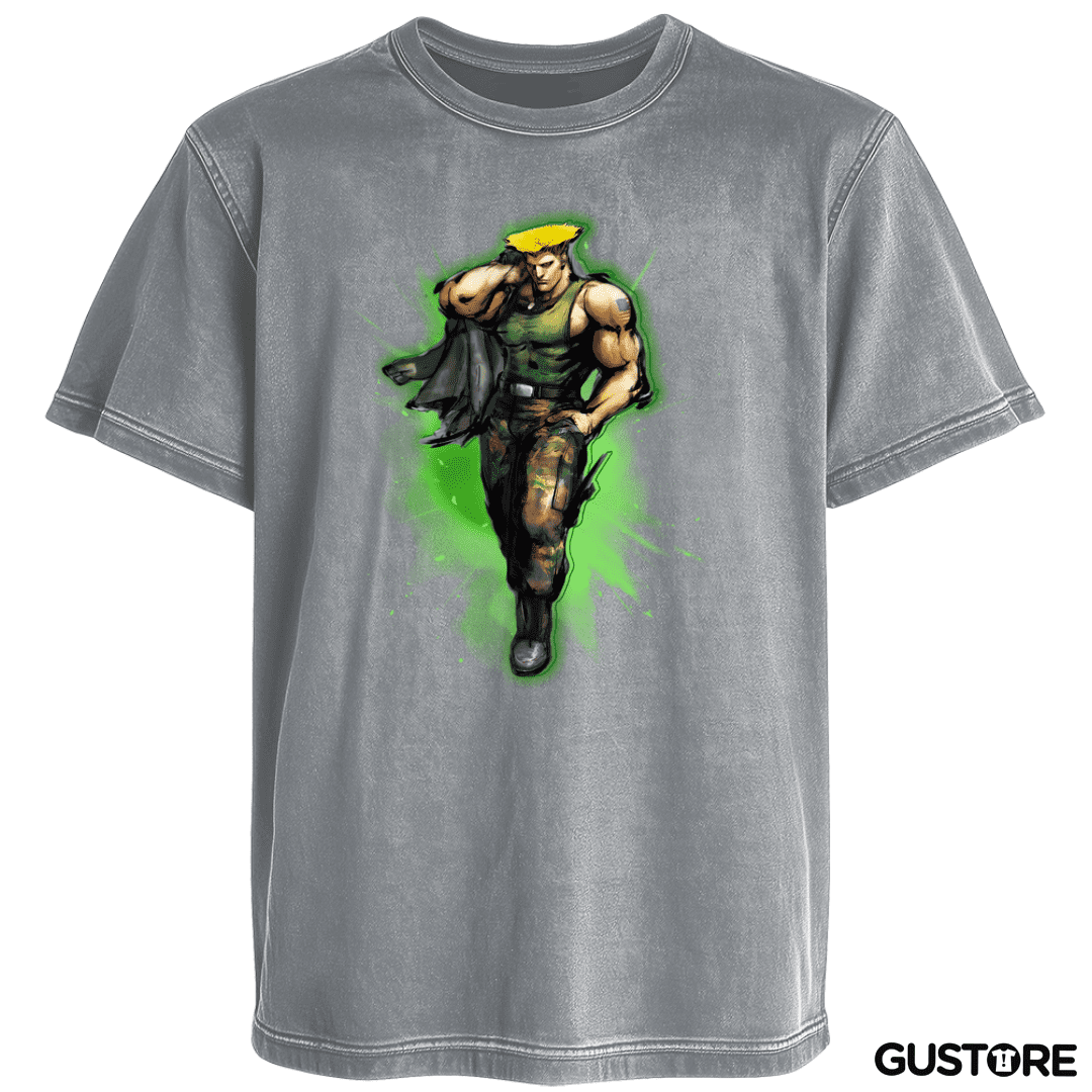 Polera desgastada Guile