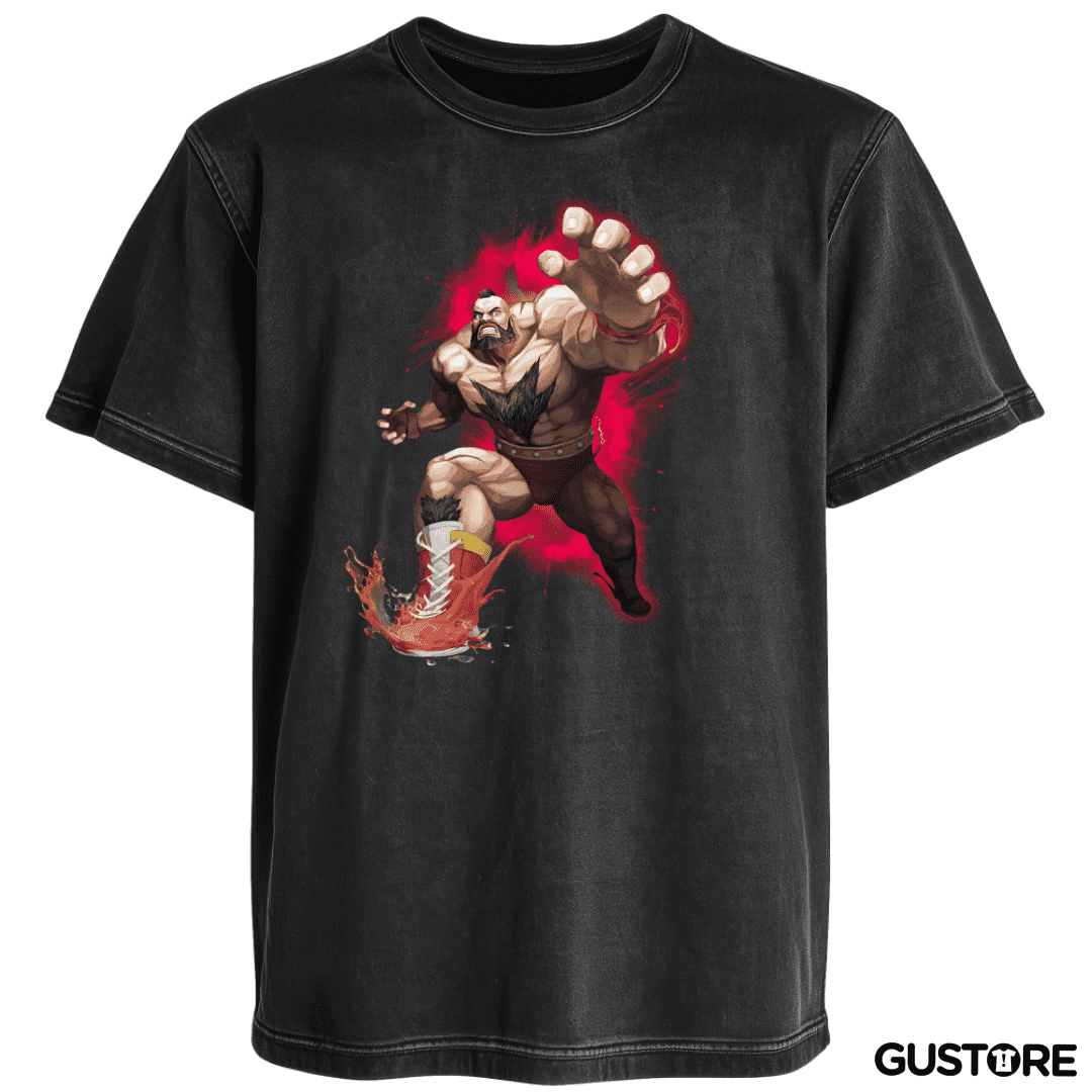 Polera desgastada Zangief