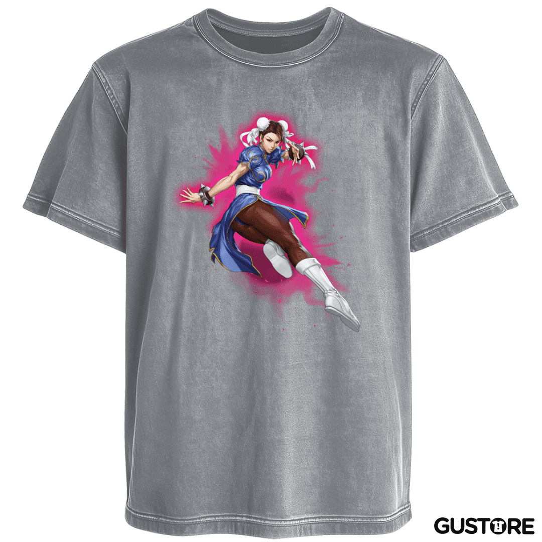 Polera desgastada Chun-li