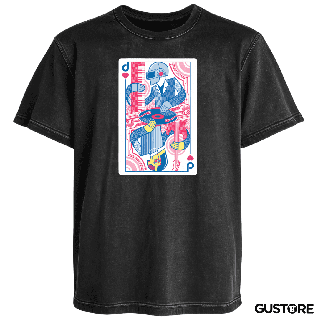Polera desgastada Daft King