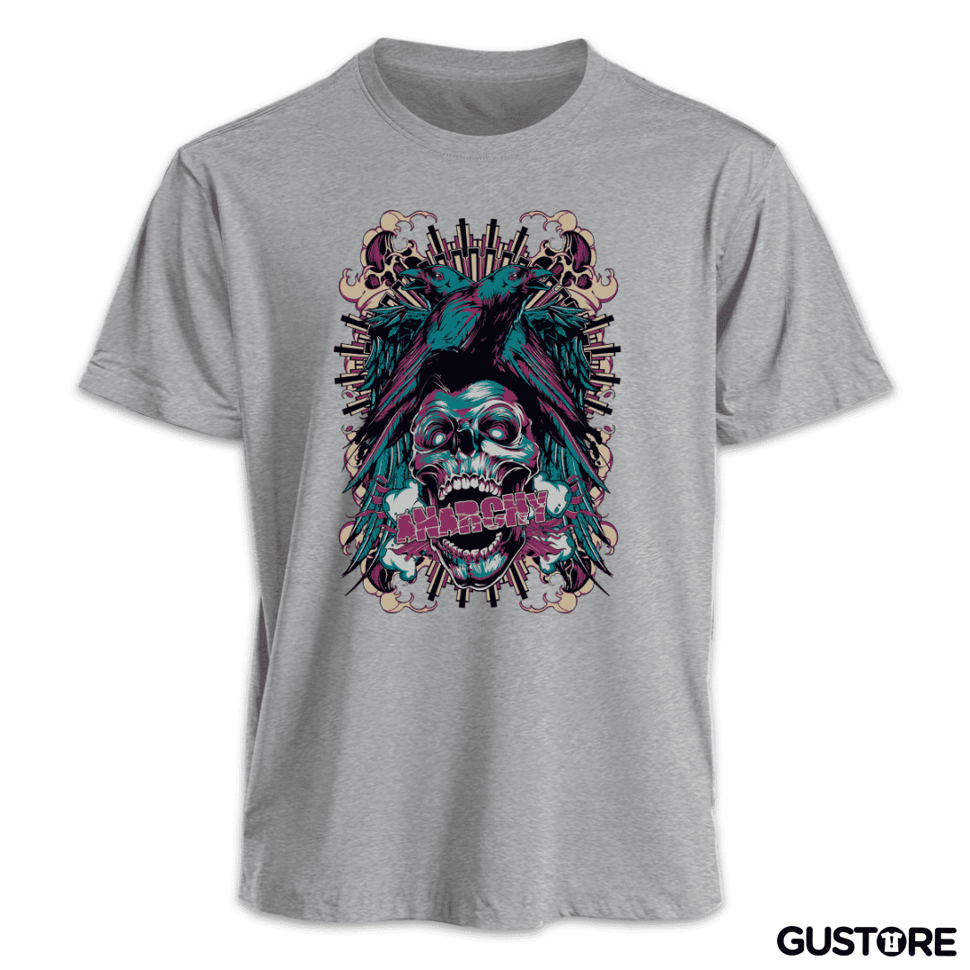 Polera Anarchy Skull 