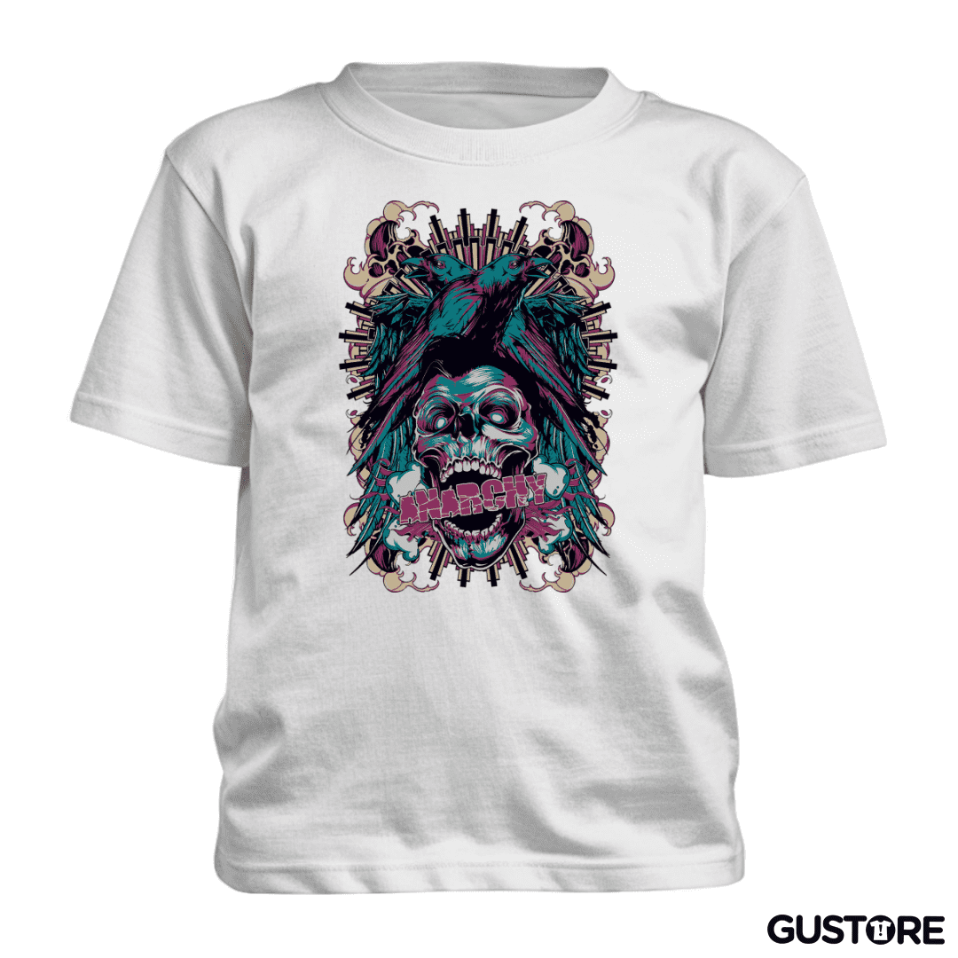 Polera de niño Anarchy Skull 