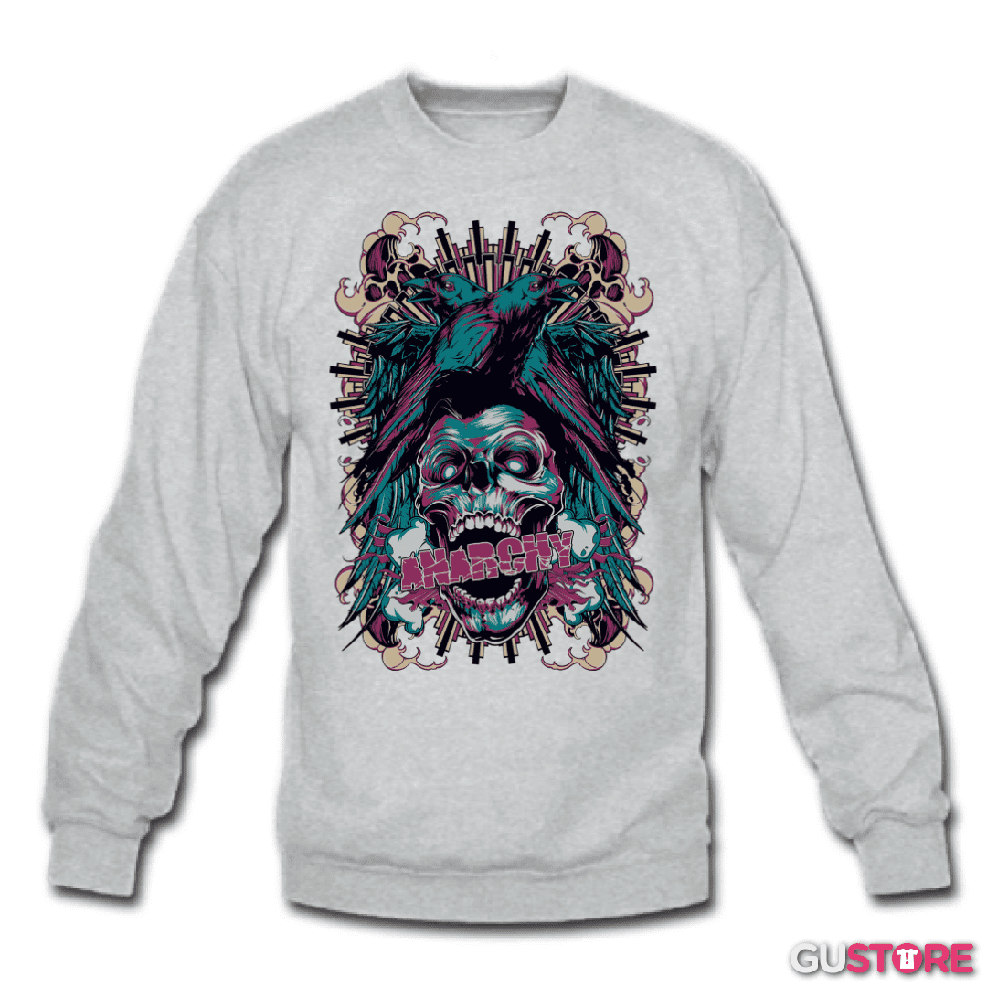 Poleron polo Anarchy Skull 