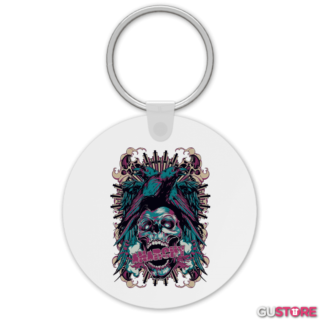 Llavero Anarchy Skull 