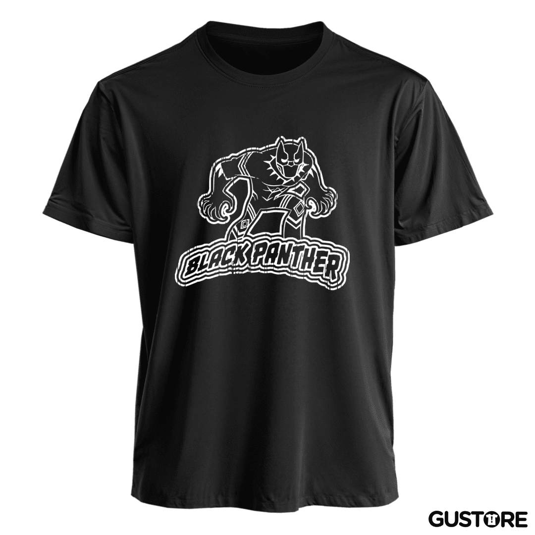 Polera Black Panther full white