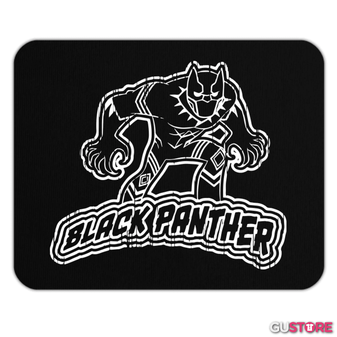 Mousepad Black Panther full white