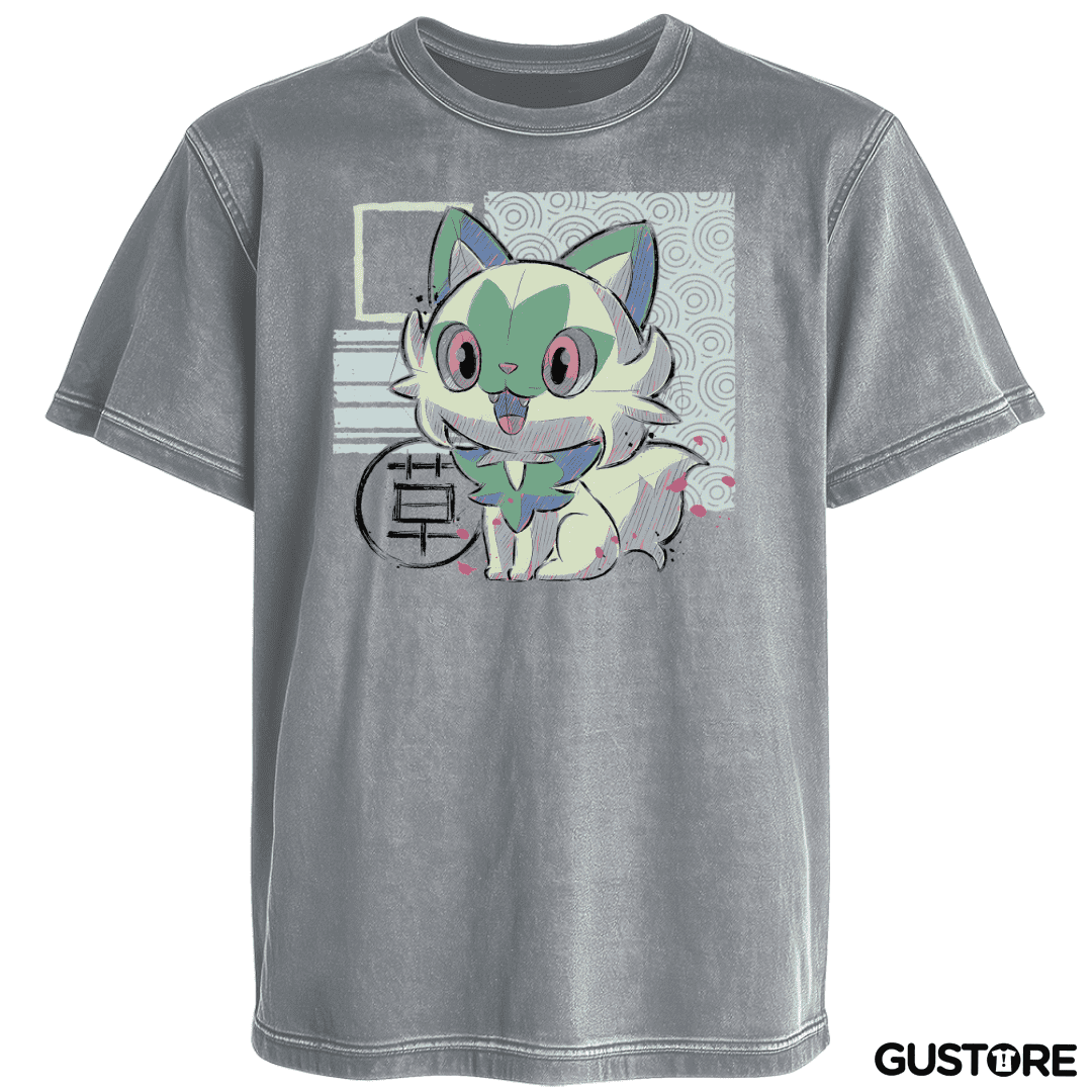 Polera desgastada Sprigatito